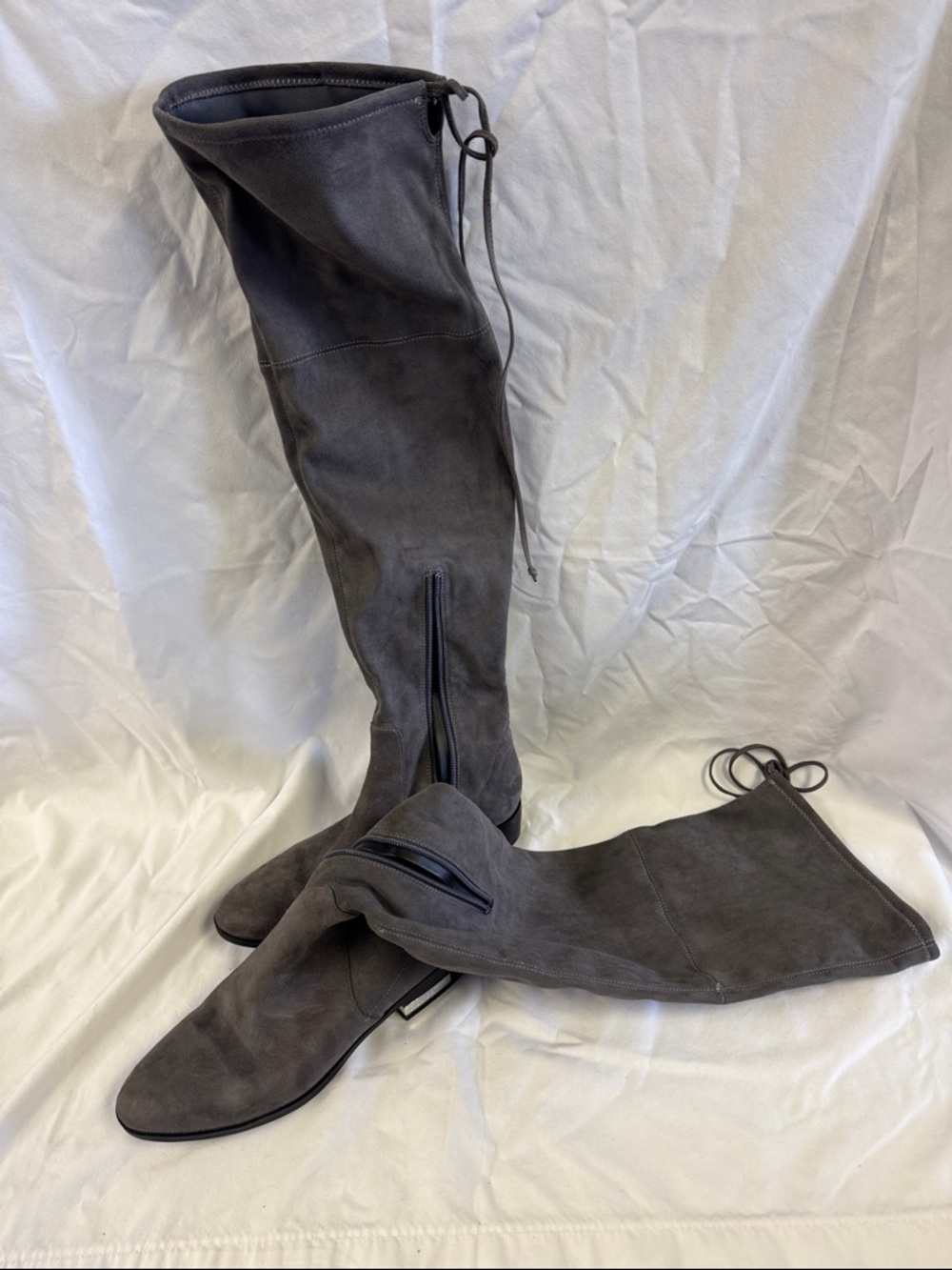 Guess Gray Over-the-Knee Suede Boots